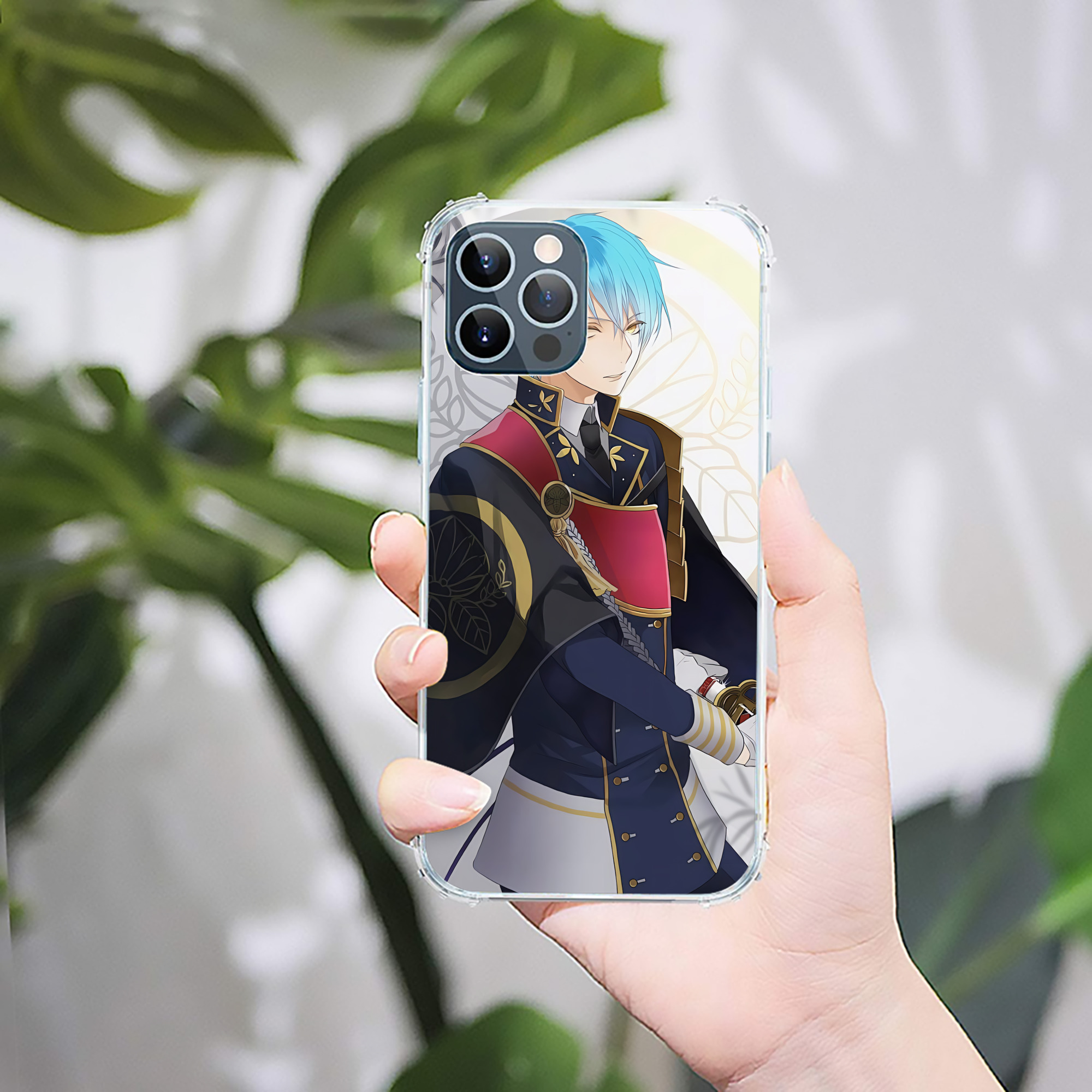 （画像用） 刀剣乱舞 Touken Ranbu 【iPhone 12シリーズ対応】透明スマホケース（クリアソフトケース）